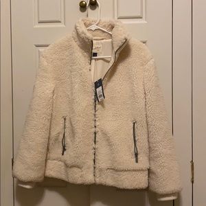 Sherpa jacket in cream